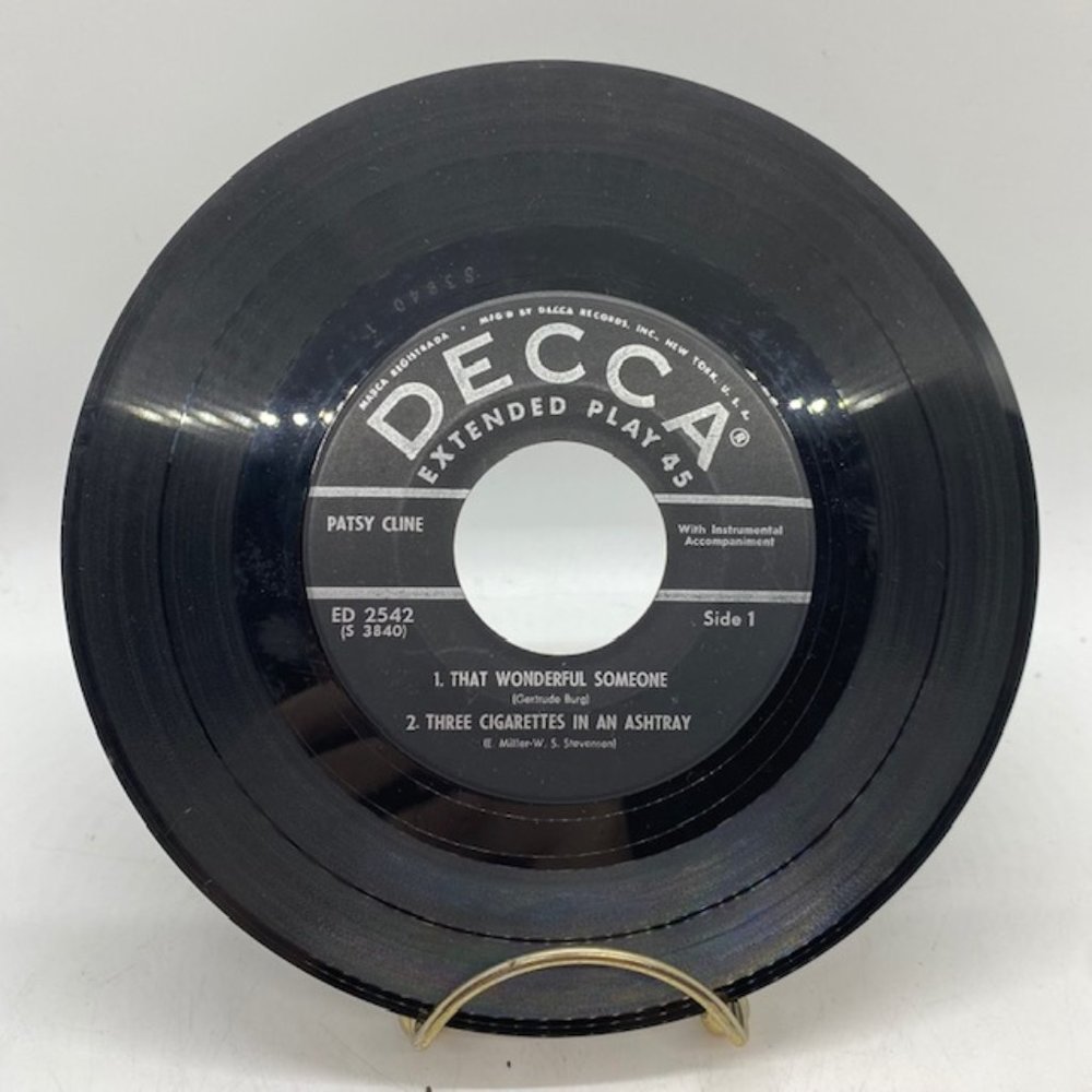 RARE Patsy Cline First Record - VVG Condition - without cover - Decca 2542